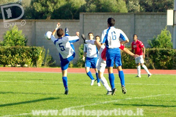 Capoterra - Barisardo 0-1, intervento volante di Davide Pisanu